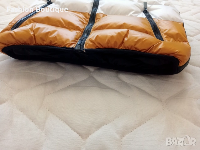 Трицветен, топъл елек в размер - 122, снимка 5 - Детски якета и елеци - 51912893