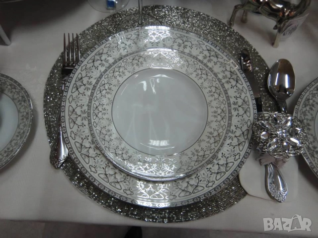 🖤Сервизи за хранене✨ BLACK FRIDAY лукс от Y o L i S a Порцелан за ценители! ✨🖤, снимка 11 - Сервизи - 52507568