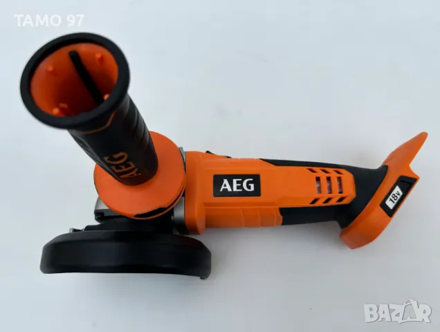 Нов комплетк от ъглошлайф AEG BEWS 18-125X и винтоверт AEG BSB18C2, снимка 2 - Винтоверти - 50232216