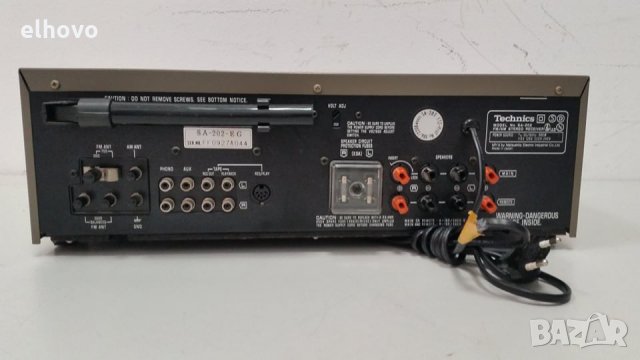 Ресивър Technics SA-202, снимка 6 - Ресийвъри, усилватели, смесителни пултове - 28842420