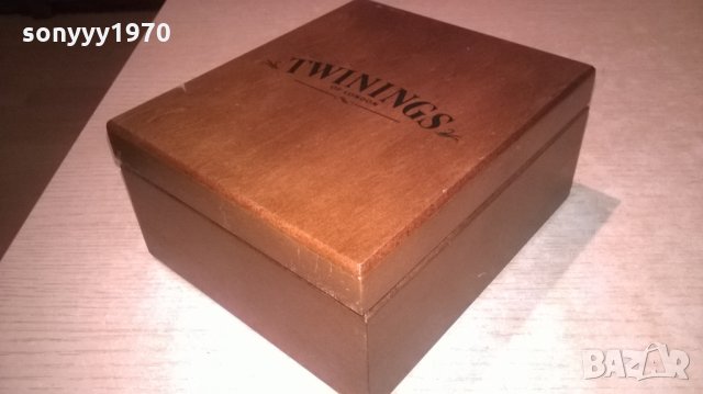 TWININGS OF LONDON-красива дървена кутия-внос англия-19х15х8см, снимка 10 - Колекции - 27086854
