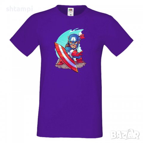 Мъжка тениска Marvel Captain America Игра,Изненада,Подарък,Геймър,, снимка 17 - Тениски - 36790439