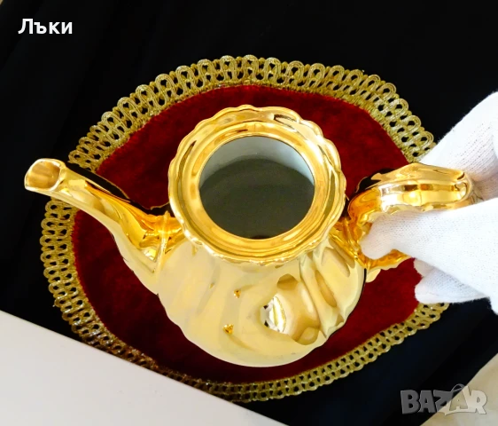 Кана баварски порцелан,чисто злато,барок. , снимка 5 - Антикварни и старинни предмети - 51171984