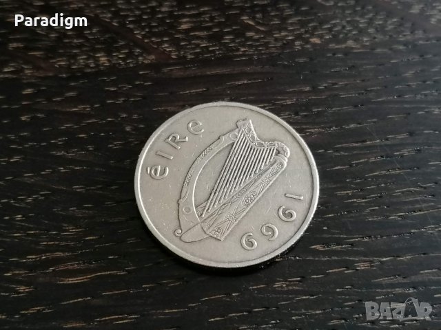 Монета - ЕЙРЕ - 10 пенса | 1969г., снимка 2 - Нумизматика и бонистика - 27676207