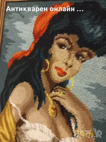 гоблен циганката, снимка 2 - Гоблени - 52710062