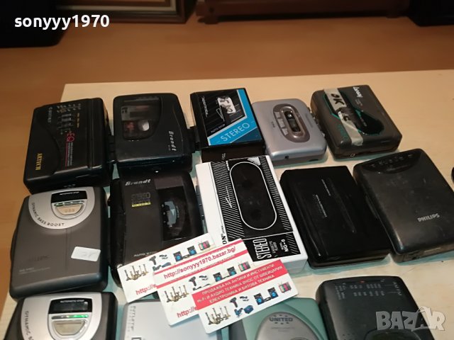 PNASONIC/AIWA-WALKMAN-18БР ЛОТ ВНОС ФРАНЦИЯ 1611222008, снимка 2 - Радиокасетофони, транзистори - 38696875