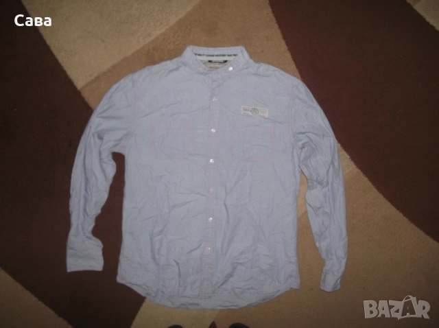 Риза REPLAY  мъжка,Л, снимка 2 - Ризи - 51789844