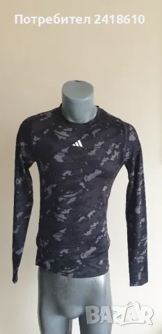 Adidas Techfit  Stretch Camo Mens Size S  НОВО! ОРИГИНАЛ! Мъжка Спортна Блуза !, снимка 7 - Спортни дрехи, екипи - 49664854