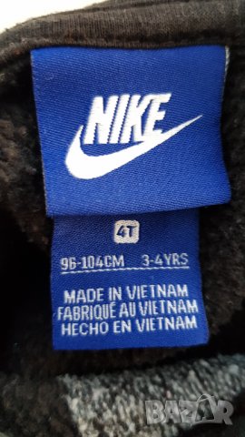 Ватиран суичер Nike 3-4 години, снимка 2 - Детски анцузи и суичери - 39774041