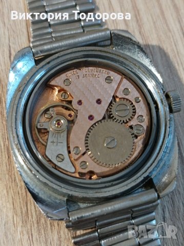  Мъжки часовник Hislon Swiss made , снимка 8 - Антикварни и старинни предмети - 43370788