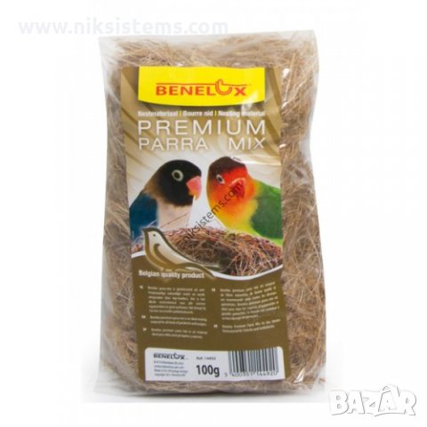 Материал за гнездо за папагали 100 гр. - Benelux - Арт. №: 14492, снимка 1 - Други стоки за животни - 34859512