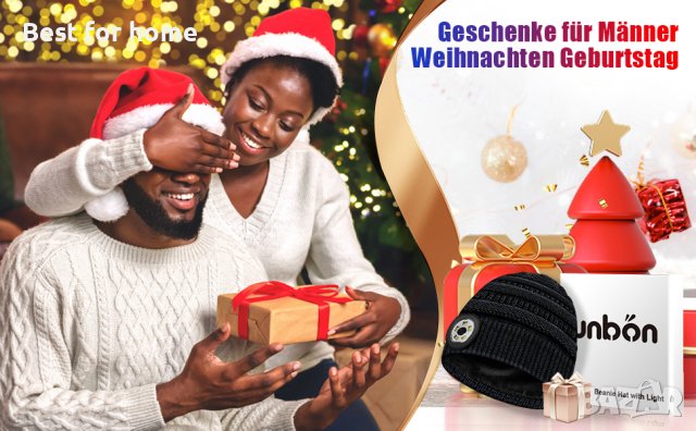 Шапка с акумулаторна LED светлина UNBON, снимка 4 - Шапки - 43257239