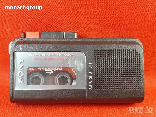 Диктофон Sony M-470+ допълнителна касета, снимка 6 - Друга електроника - 37523254