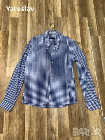 Мъжка риза Tommy Hilfiger – карирана, размер XXL (45–46), снимка 5 - Ризи - 53181607