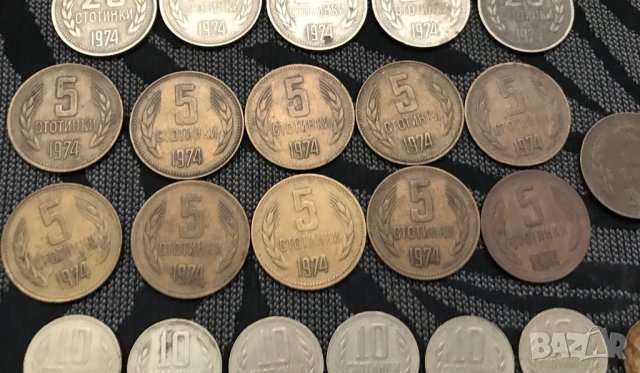 Колекция монети 32 бр. от 1974 г, снимка 3 - Нумизматика и бонистика - 28313761