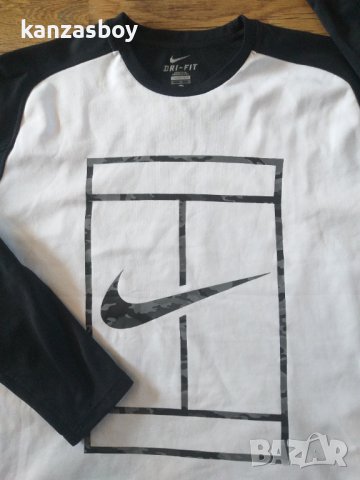Nike Tennis Nuts Mens Long-Sleeve Practice Crew - страхотна мъжка блуза, снимка 9 - Спортни дрехи, екипи - 38475647