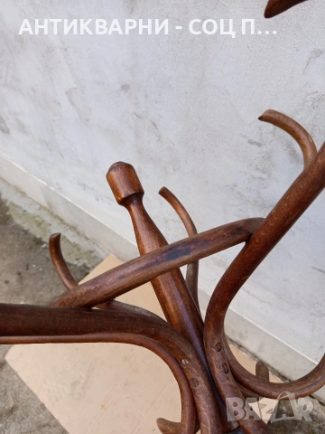 Соц Стара Виенска Закачалка. НОМЕР 681., снимка 6 - Антикварни и старинни предмети - 53407214