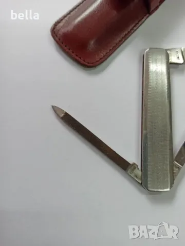 Джобна ножка Солинген Smf,кожен калъф ., снимка 12 - Антикварни и старинни предмети - 48739244