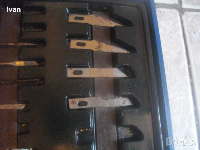 Старо Качество 44 бр. Фини Резци За Обработка на Дърво и Дърворезба-Непълен Комплект-Голям-HBM, снимка 17 - Други инструменти - 43501037