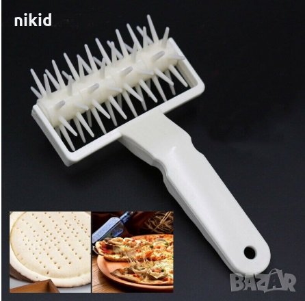 голям ролер валяк за правене на дупки на тесто пластмасов