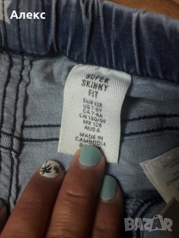 Zara H&M - дънки 128 см, снимка 5 - Детски панталони и дънки - 26418811