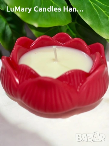 Свещ “ Цвете”, снимка 2 - Декорация за дома - 53223235