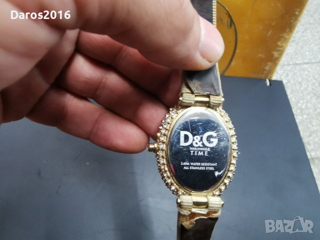 Дамски оригинален часовник с камъни Dolce end Gabana , снимка 6 - Дамски - 38324092