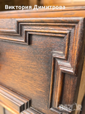 Дъбов Скрин Jacobean , снимка 4 - Скринове - 52081345