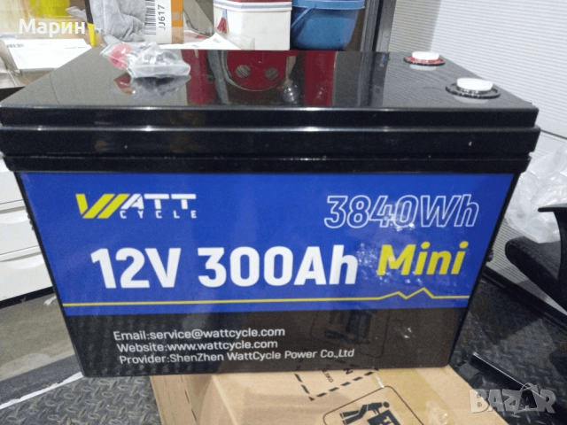 Акумулатор,,watt cycle,, 12v 300ah - lifepo4 , снимка 3 - Аксесоари и консумативи - 52020144