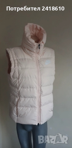 Nike  Down Womens Vest Size - L - XL / ОРИГИНАЛ! Дамски Пухен Елек!, снимка 14 - Якета - 52265865