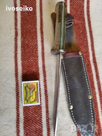 Нож ловен с кания, снимка 6 - Ножове - 28566606