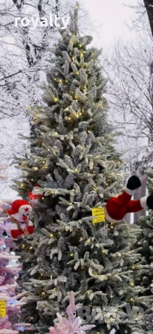 Коледна елха с вградени лампички по връхчетата, снимка 7 - Декорация за дома - 52249580