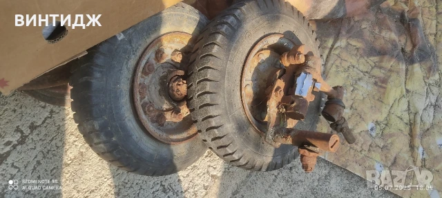 колела джанти с гуми за количка ремарке