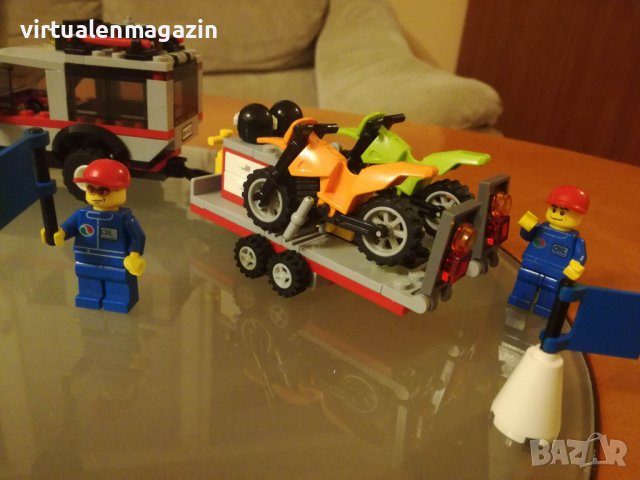 Конструктор Лего - модел LEGO Off-Road 4433 - Dirt Bike Transporter, снимка 2 - Конструктори - 39260590