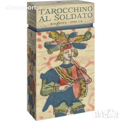 карти таро LOSCARABEO TAROCCHINO AL SOLDATO - LIMITED EDITION нови  , снимка 1 - Карти за игра - 39819586