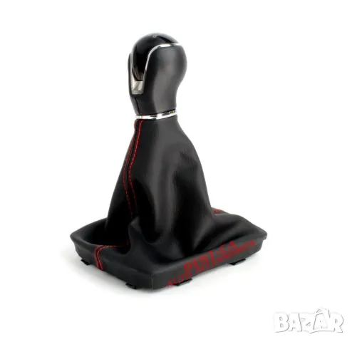 Топка скоростен лост с маншон червен шев подходящ за Seat Leon 3 Mk3 5F 5 и 6 скорости (2013-2020), снимка 7 - Аксесоари и консумативи - 49053312