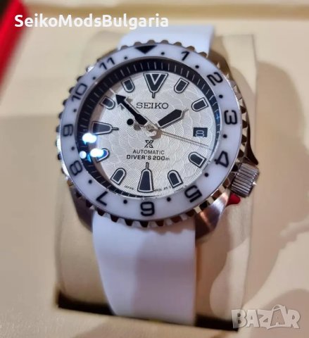 Seiko SKX Black&White Mod, снимка 5 - Мъжки - 42960650