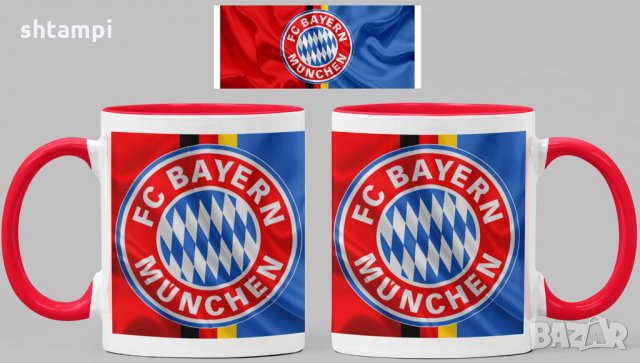 Чаша Байерн Мюнхен Bayern Munich Керамична, снимка 3 - Фен артикули - 34783581