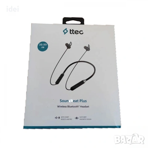 Безжични слушалки Ttec Soundbeat Plus Black