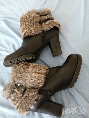 Боти естествена кожа, снимка 2 - Дамски боти - 36910153
