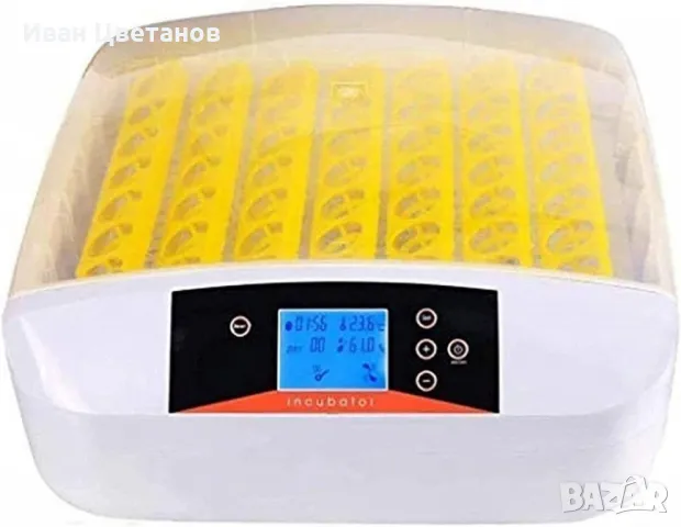 Инкубатор за яйца – 42 яйца с LED дисплей и автоматичен контрол, снимка 2 - За птици - 48900370