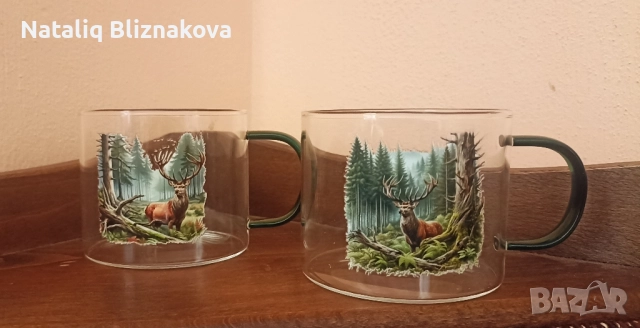 Чаши с ловни мотиви - промо цена до края на месеца , снимка 7 - Чаши - 51291986