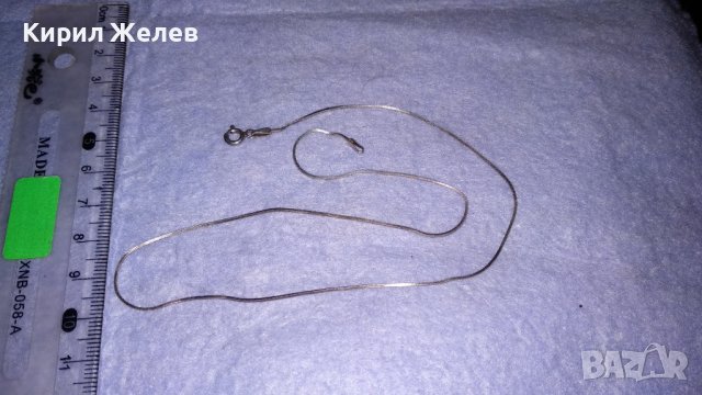 ФИНО СРЕБЪРНО ДАМСКО НЕЖНО КОЛИЕ СРЕБРО 925 ПРОБА 18330, снимка 3 - Колиета, медальони, синджири - 38332513