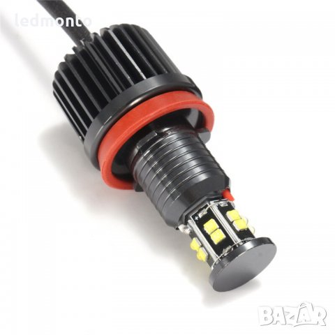 🔝 2x H8 ✅50W ✅3200lm ✅XPE GREE чипове LED ангелски маркиращи лампи за очи за BMW E60 E61 E70 E71 E9, снимка 8 - Аксесоари и консумативи - 27706059