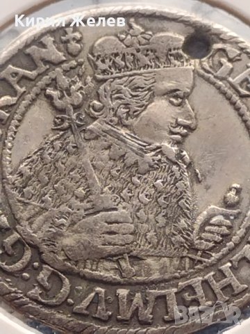 Сребърна монета Орт 1622г. Георг Вилхелм Кьониксберг Източна Прусия 13653, снимка 3 - Нумизматика и бонистика - 43000576