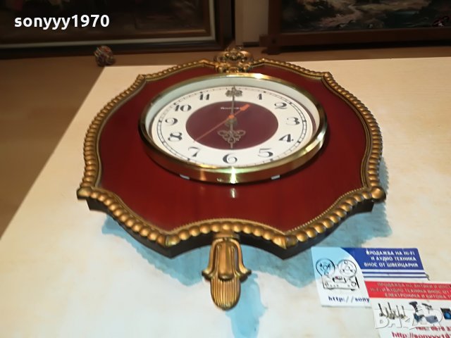 янтар-голям ретро часовник 1507211259, снимка 3 - Антикварни и старинни предмети - 33527903