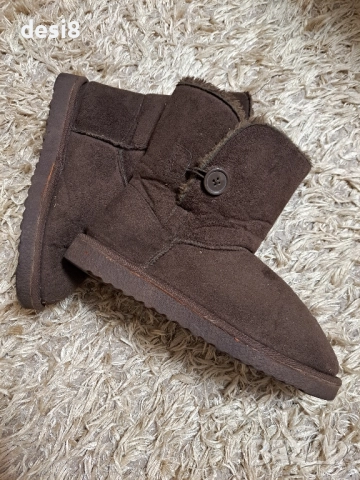 Кафяви топли ботушки