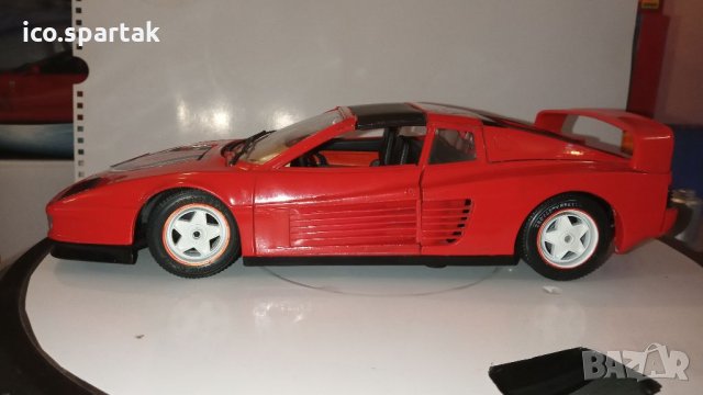 Ferrari Testarossa targa 1:18 Bburago, снимка 4 - Колекции - 32254568