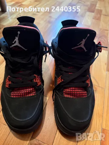 Маратонки Niki air Jordan red thunder , снимка 9 - Спортни обувки - 48463328