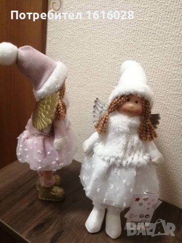 Декорация.Коледни кукли ангелчета., снимка 4 - Кукли - 42964351